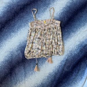 Free People Floral Top